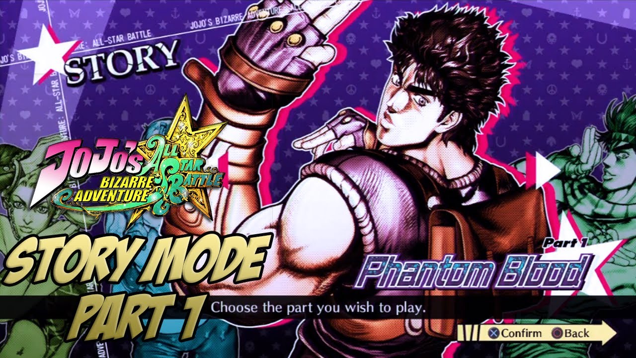 JoJo's Bizarre Adventure: All Star Battle - STORY MODE [English Subtitles] ~ Part 1: Phantom Blood