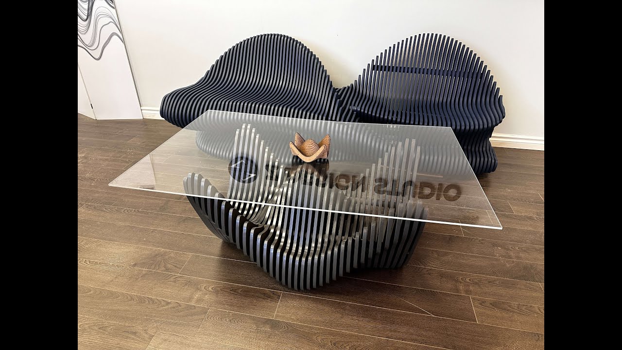 How to Make a Parametric Coffee Table | DIY Modern Parametric Wood Table