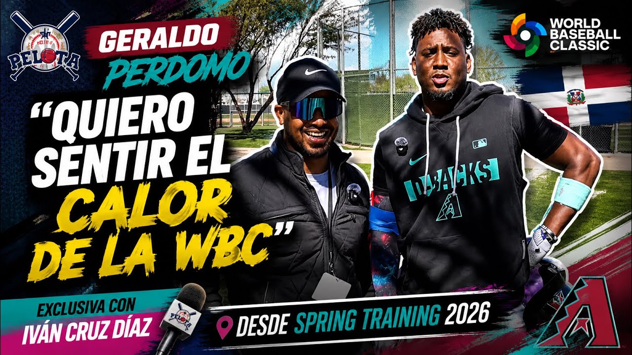 GERALDO PERDOMO LA CHISPA DEL EQUIPO DOMINICANO; “DESEO SENTIR ESE CALOR EN EL CLÁSICO MUNDIAL”