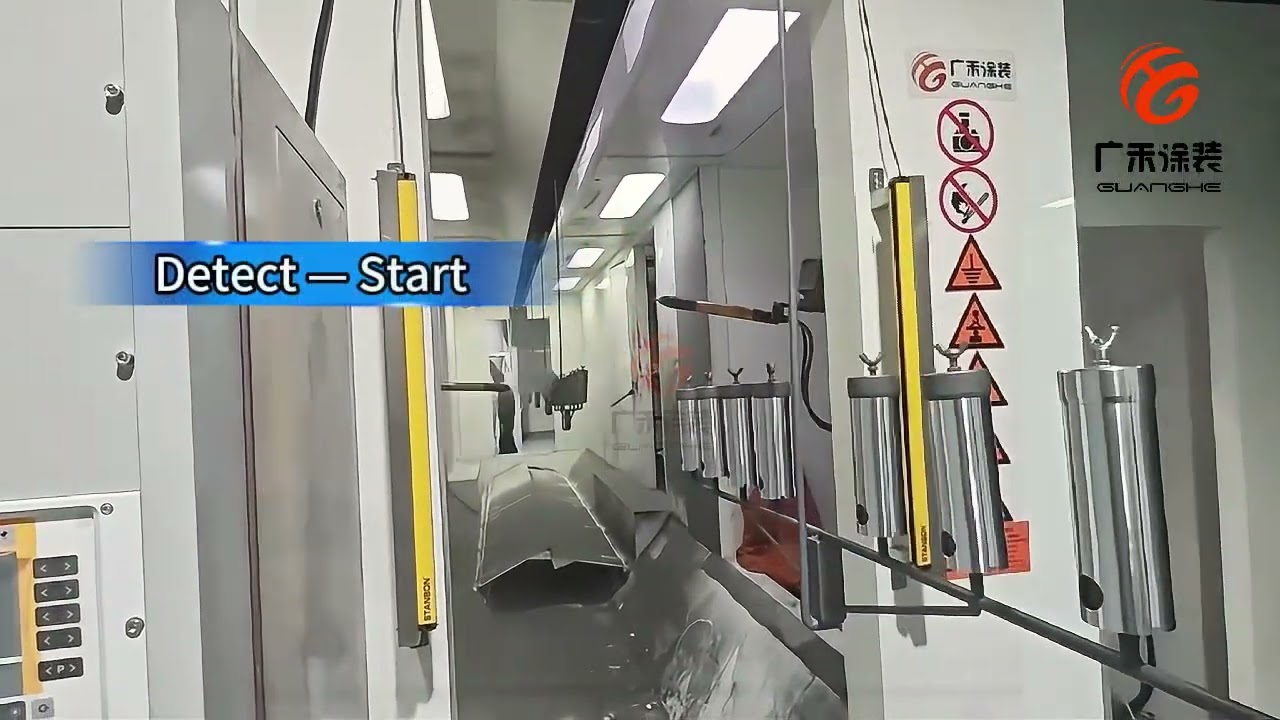 Automated. Intelligent. Effortless. Smart spray booth