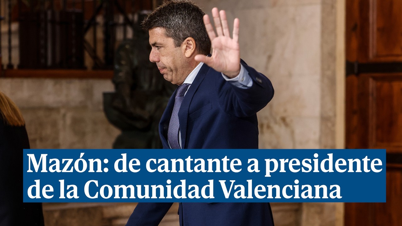 Carlos Maz&oacute;n: ascenso y ca&iacute;da del pol&iacute;tico de devolvi&oacute; al PP la Comunidad Valenciana