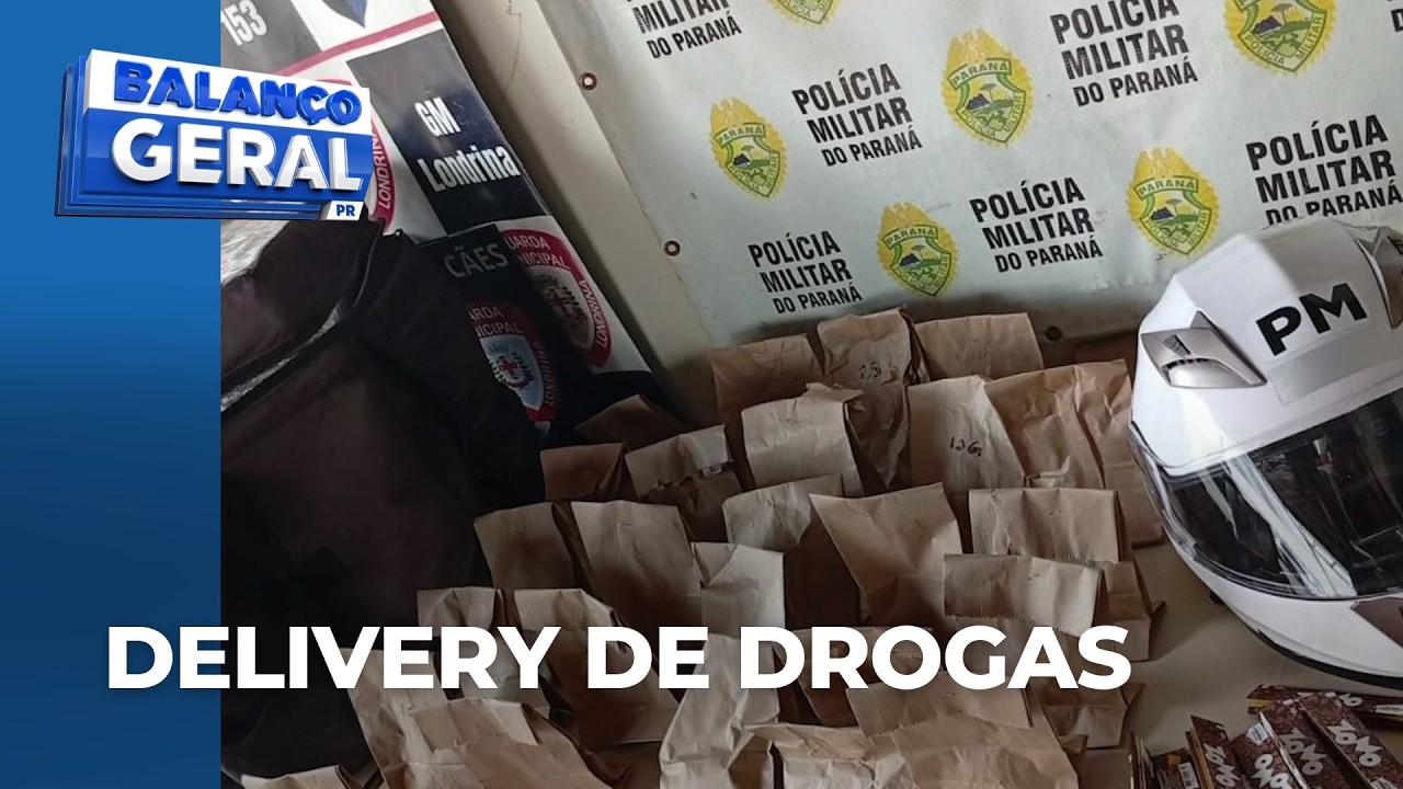 Blitz acaba em prisão de traficante disfarçado de entregador