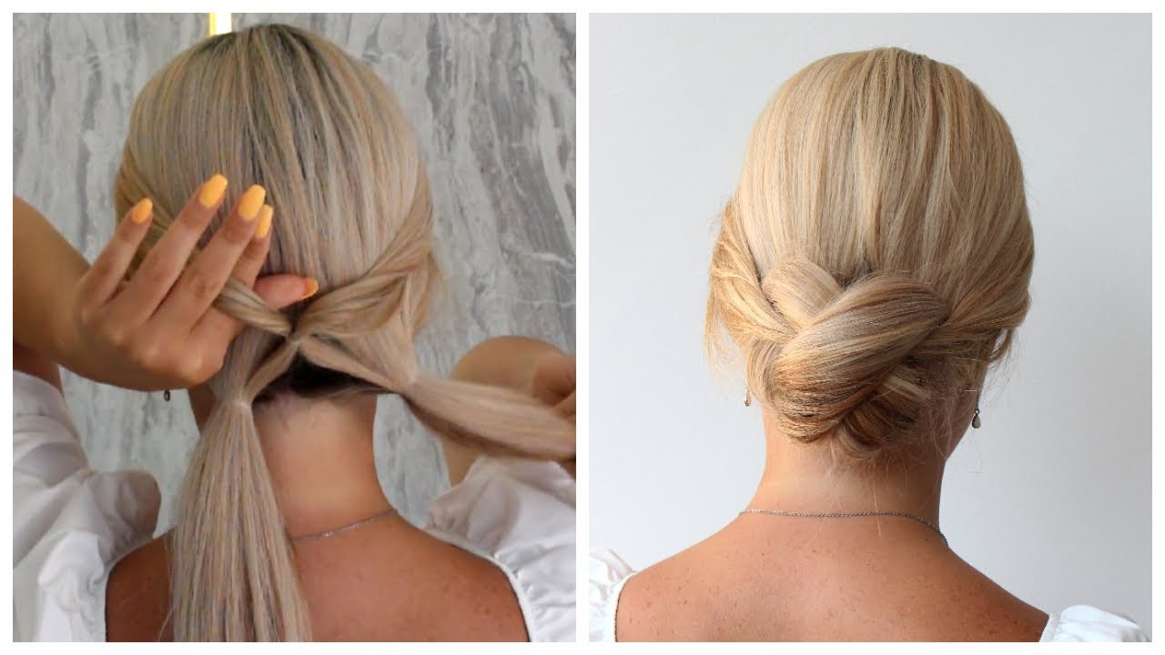 Easy low buns for medium & long hair! ✨