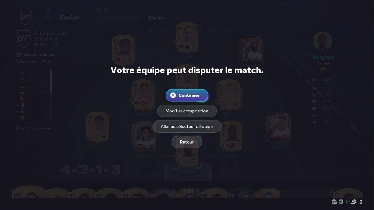 Finale fut Champ fc26 rang 9