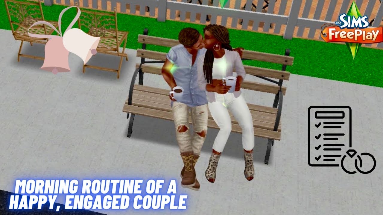 Morning Routine of a Happy, Engaged Couple 💖 | The Sims Freeplay