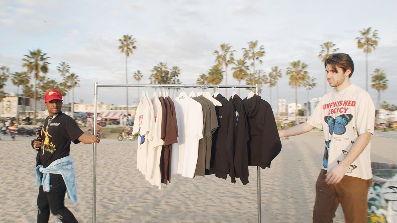 Gifting Strangers Pieces From My Streetwear Clothing Brand In Venice Beach LA