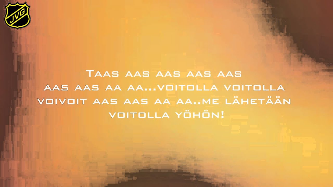 JVG - Voitolla Y&ouml;h&ouml;n (Sanat/lyrics) 2014