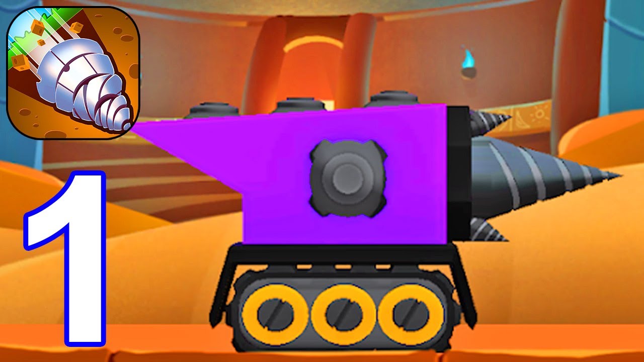 Ground Digger - Gameplay Walkthrough Part 1 Levels 1-7 (Android,iOS)