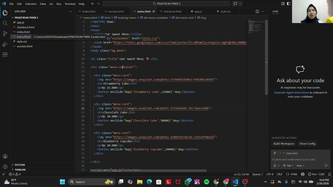 PROYEK PEMROGRAMAN WEB KE-3