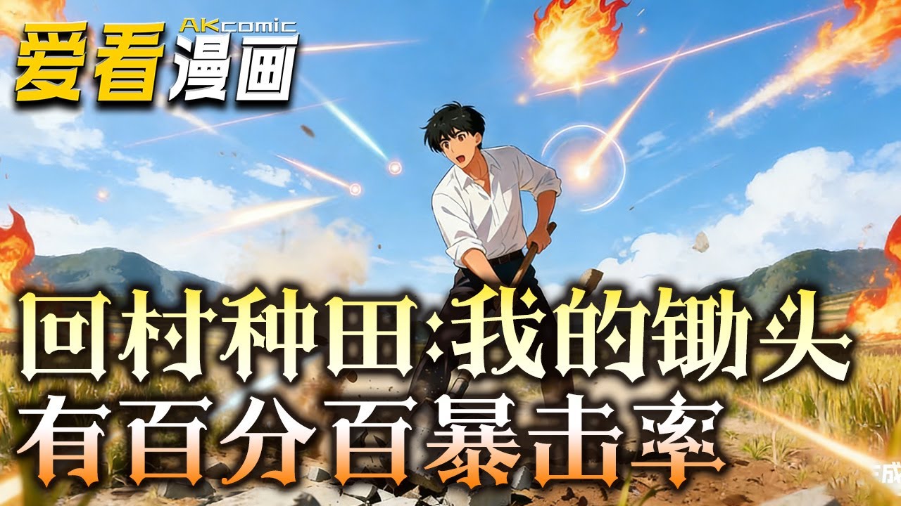 🔥【新番全集来袭】《回村种田：我的锄头有百分百暴击率》 种田佬的逆天挂：改个词条，白菜成极乐美味！#anime #年代 #爱看漫画 #搞笑