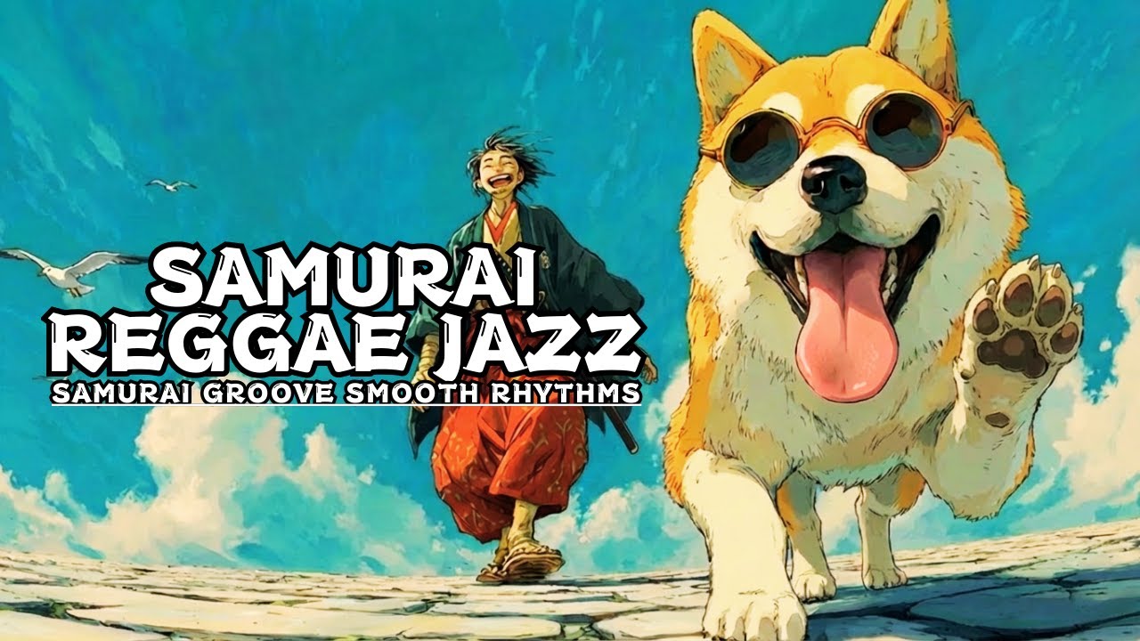 Zero worries, just bright skies and bold beats: Happy Samurai Reggae Jazz for a free mind | 50min