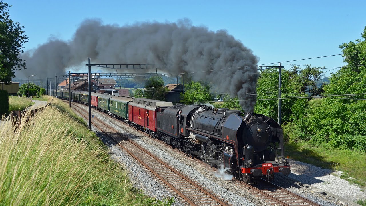 141R568 - Train du Printemps - Vallorbe/Lausanne/Romont/Lyss/Gorgier-St-Aubin - 11 juin 2022