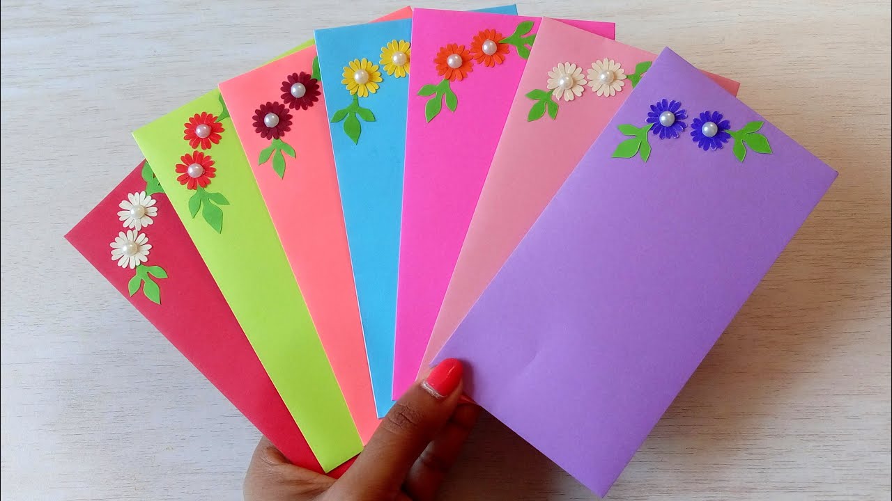 Shagun Envelope Making Tutorial..| DIY Gift Envelope | How to make Gift Envelope..