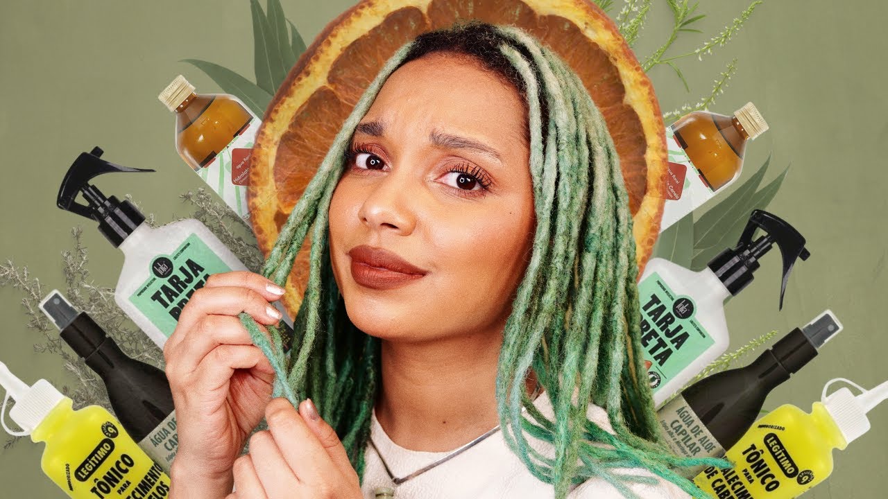 5 produtos VEGANOS para RECUPERAR DREADLOCKS ressecados e quebradiços (descoloridos)