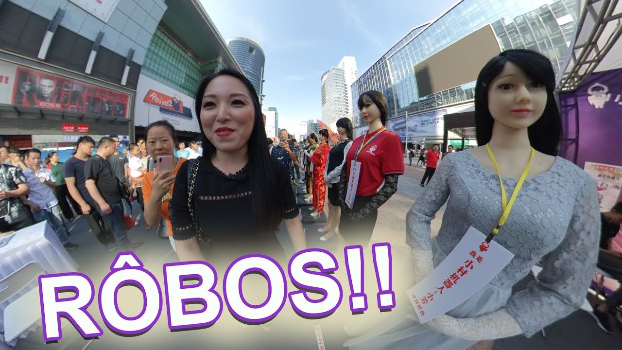 Robôs atendentes eles vão fazer parte da sua vida! Video 360 graus VR