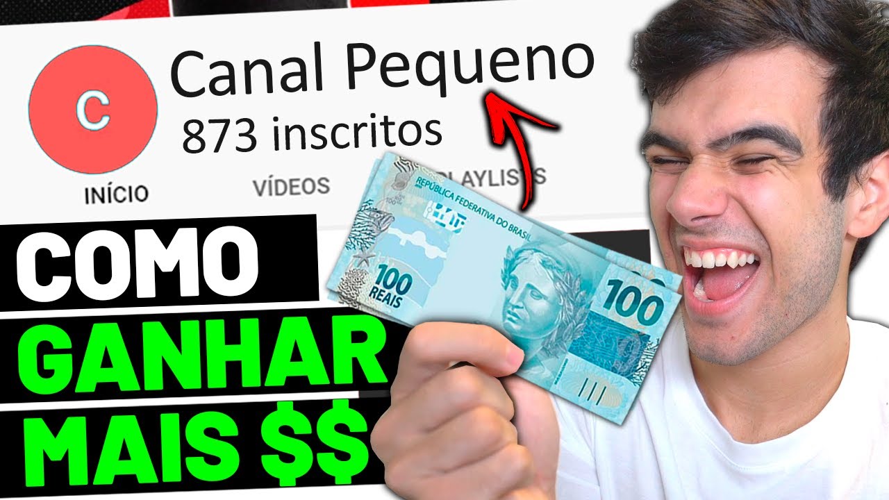 Como Viver S&Oacute; de Youtube tendo um Canal PEQUENO!!
