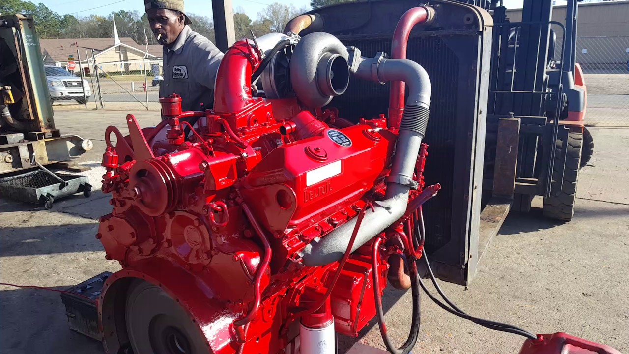 DETROIT DIESEL 8V92-TA FIRE TRUCK ENGINE