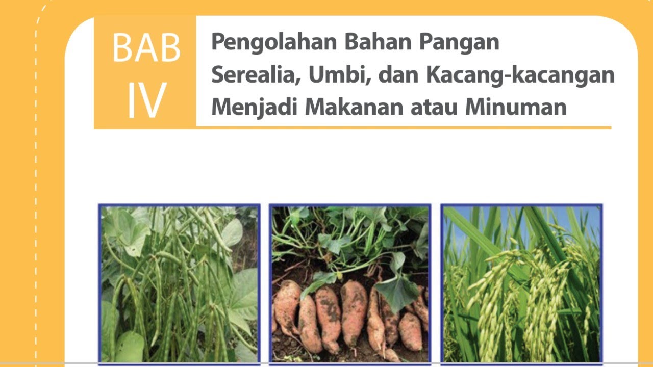 PEMBELAJARAN PRAKARYA KELAS VIII BAB IV PENGOLAHAN BAHAN PANGAN
