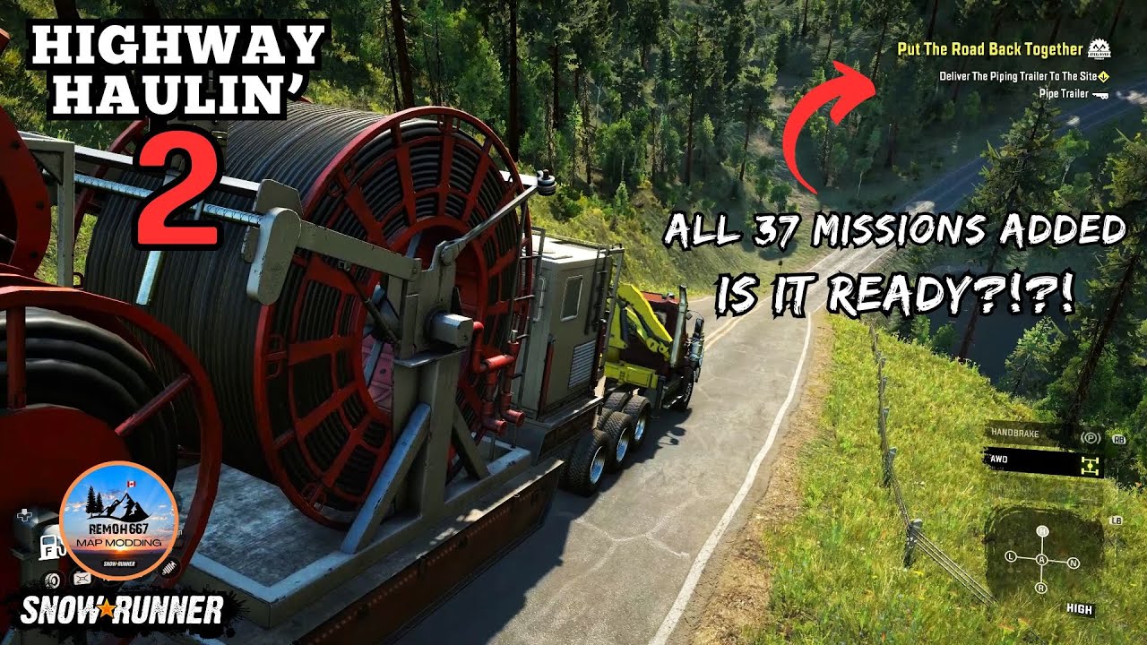 Snowrunner- Is The New Highway Haulin' 2 Map Ready For Release?!?!?  Yes, Kind Of...
