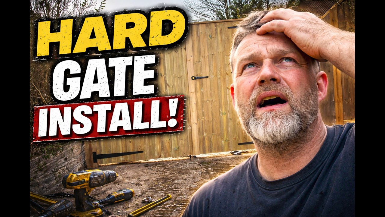 The Most DIFFICULT Driveway Gate We've Installed Yet