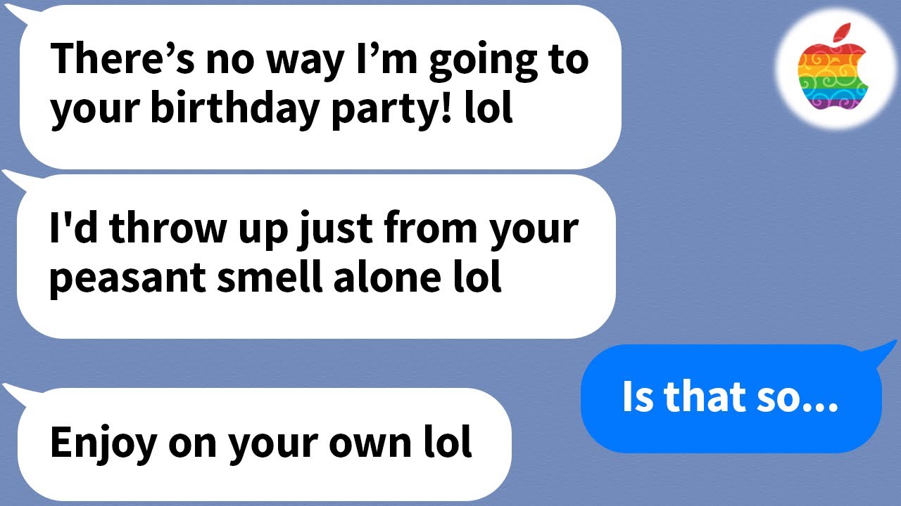 【Apple】 Just before my 60th birthday, I get a text from my son saying