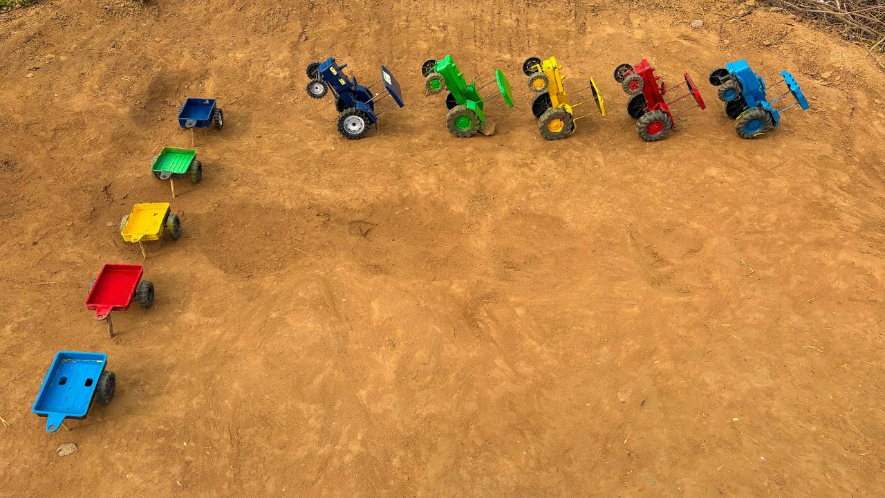 They came to pick up the tractor and the trailer loaded with soil.