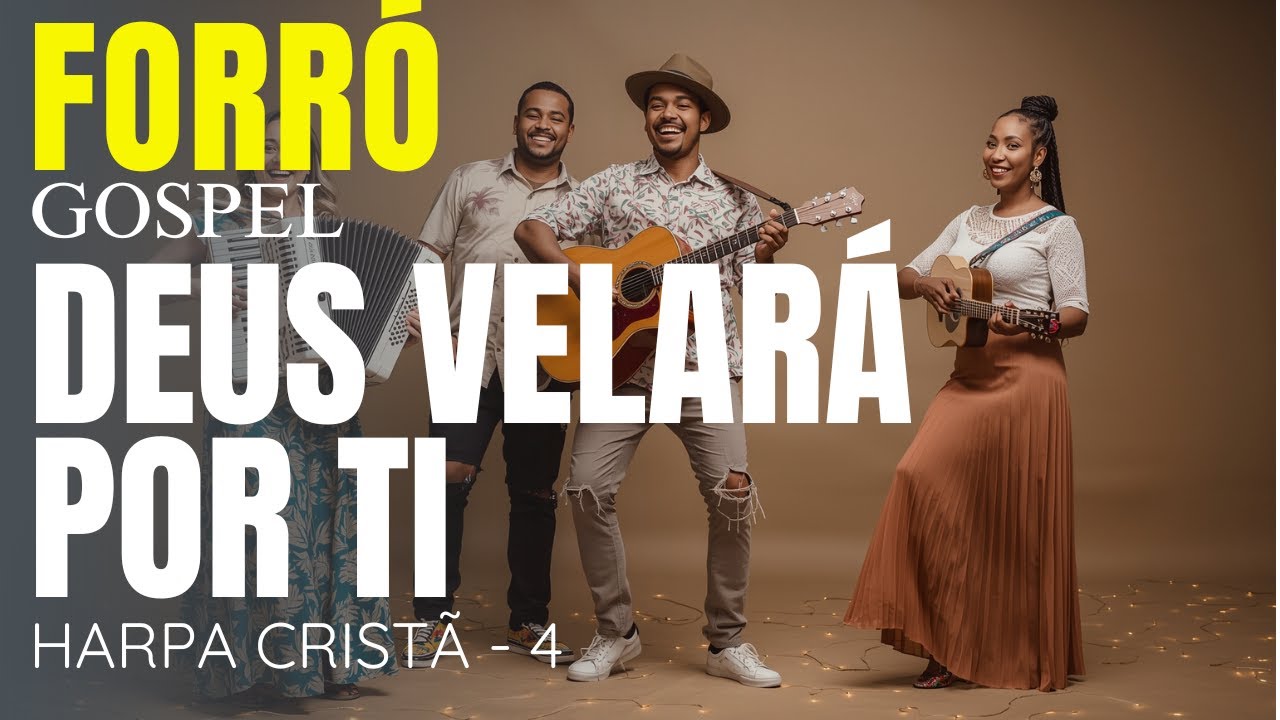 Forró Gospel - Hino da Harpa Cristã 4 “DEUS VELARÁ POR TI