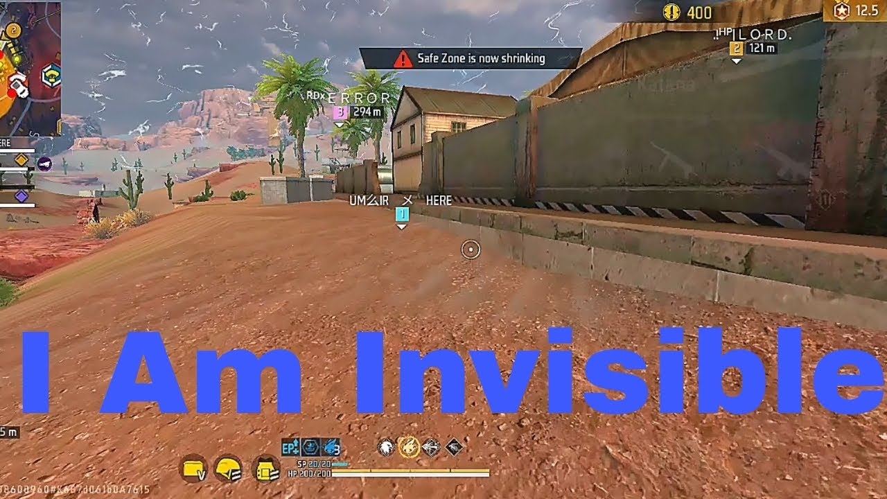 I am invisible🦧🦧How Garena Free Fire🕸🕸