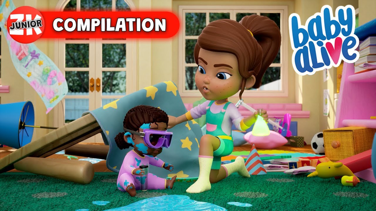 Out Of Control Birthday Party! | Baby Alive | Episode Compilation | ZeeKay Junior