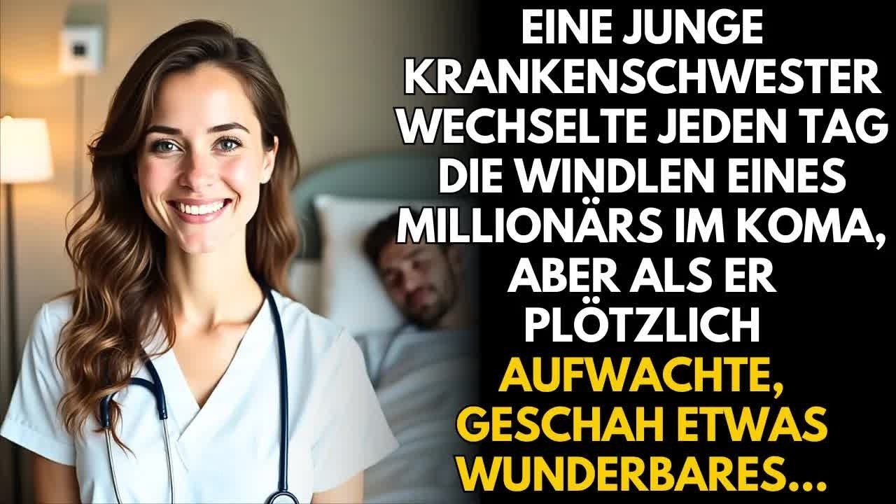 EINE JUNGE KRANKENSCHWESTER WECHSELTE DIE WINDLEN EINES MILLION&Auml;RS IM KOMA, ABER ALS ER AUFWACHT