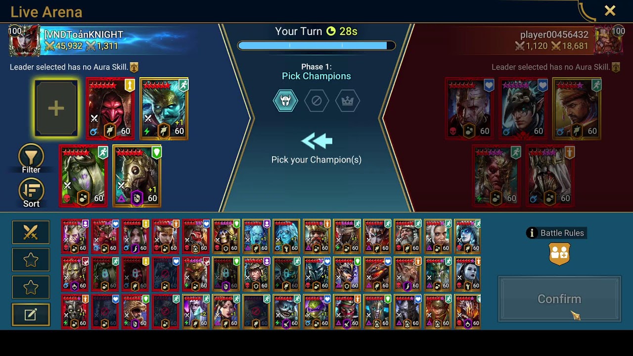Live SS8  [VND] ToảnKNIGHT  #raidshadowlegends #livearenaraid