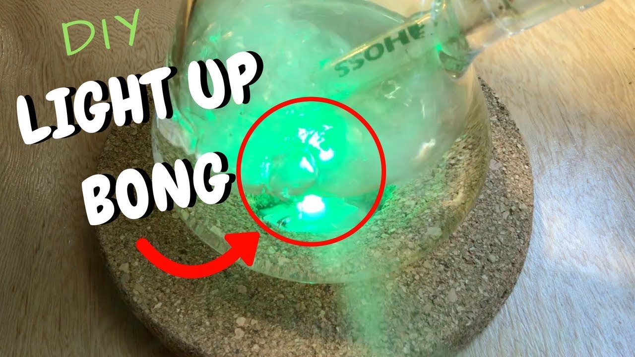 DIY Light Up Color Changing Bong Pad- Stoner Hack