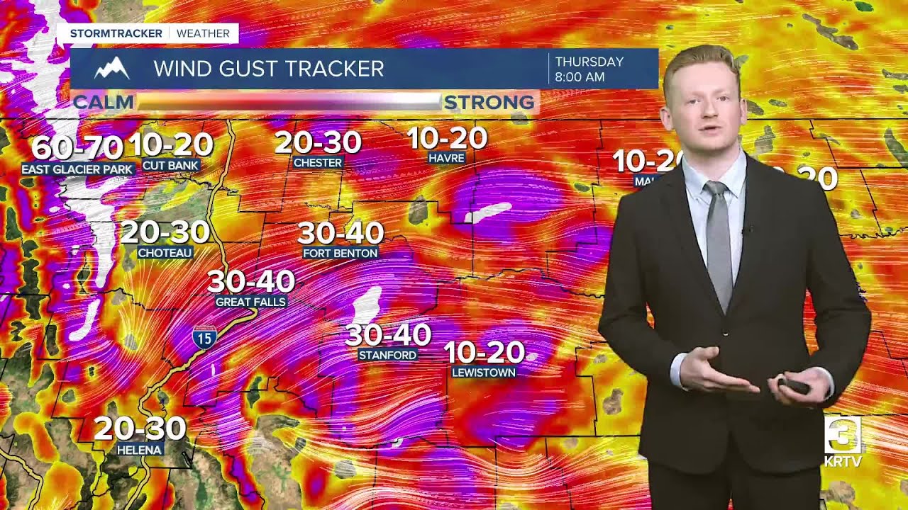 Another round of powerful winds across Montana- Thursday, February 26