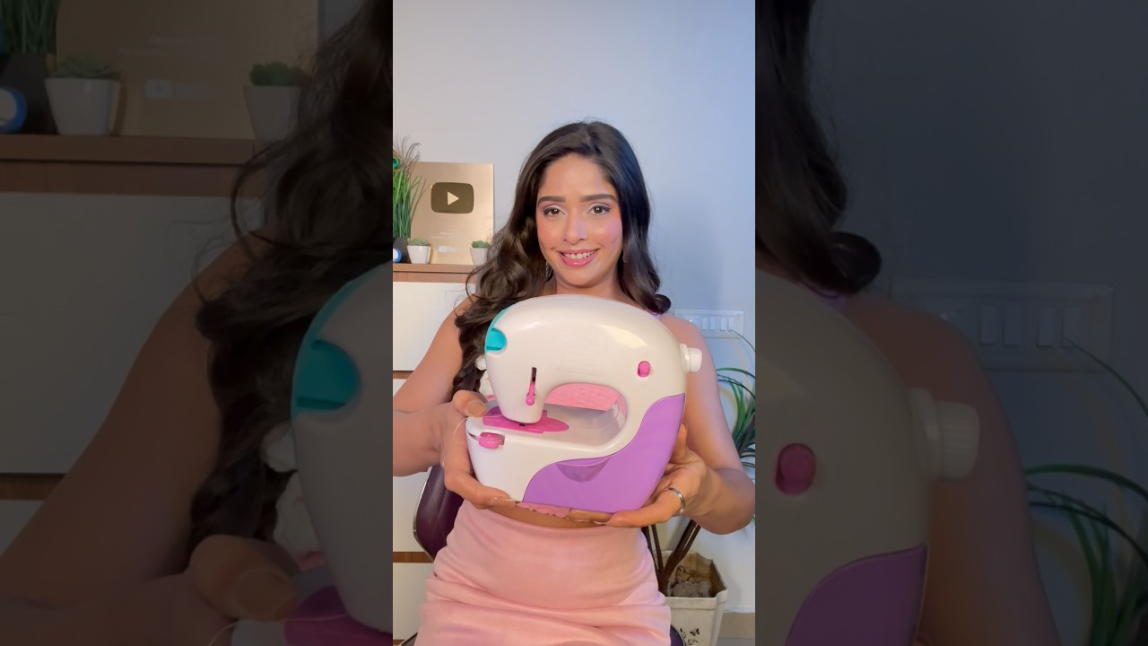 OMG! Trying Viral Pre-Threaded Portable Mini Sewing Machine 🧵🤯 || #trending #viral #shorts