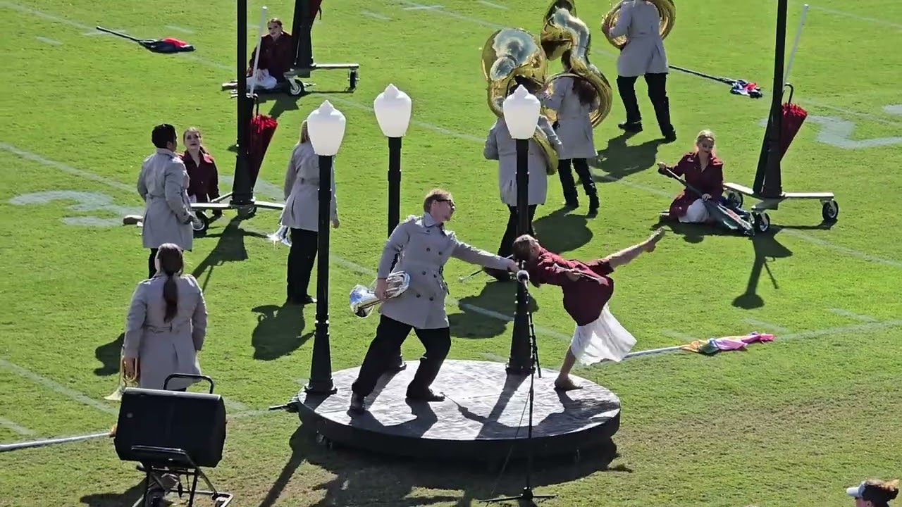 Crescent High School marching band competition at Pendleton High School 2025