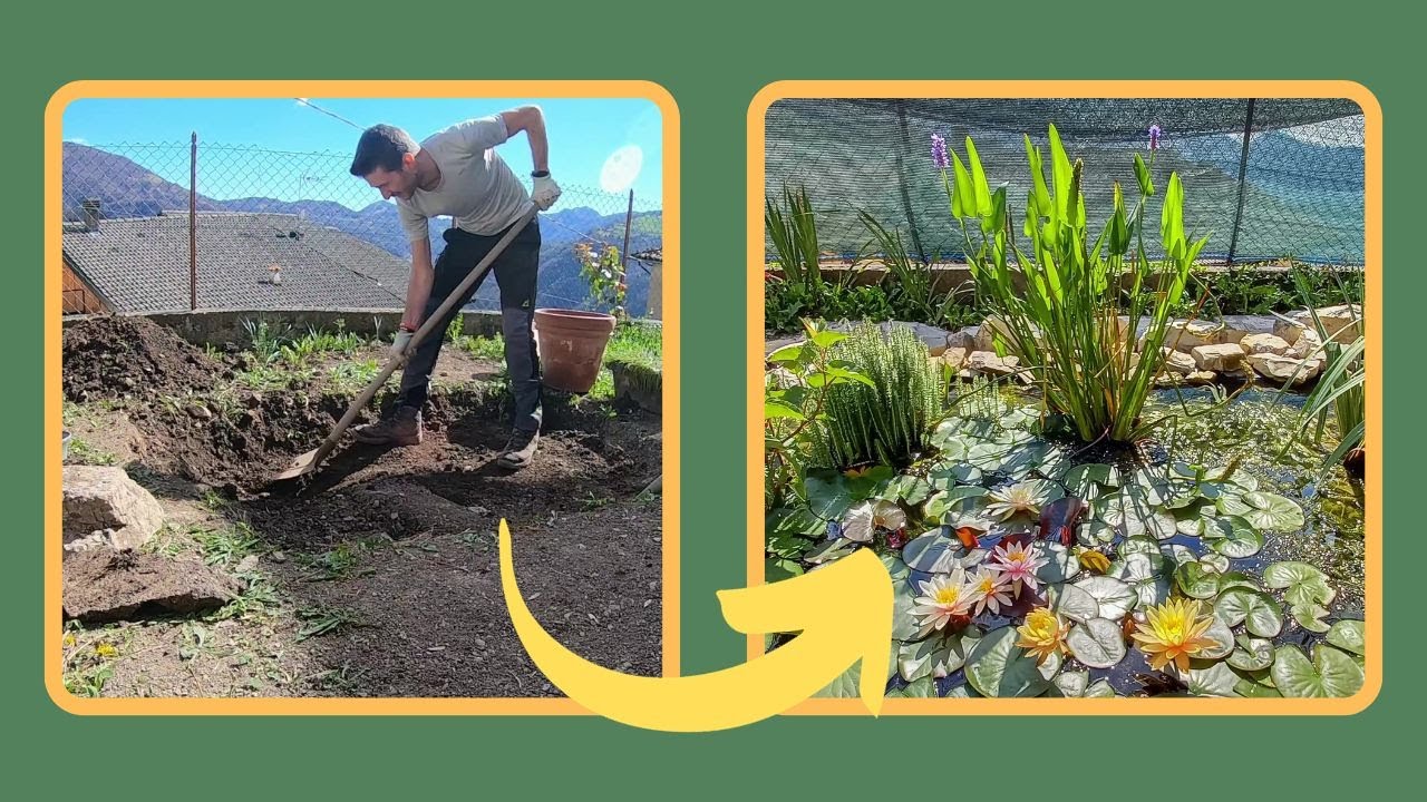 Come creare un LAGHETTO in GIARDINO (Fai da te)