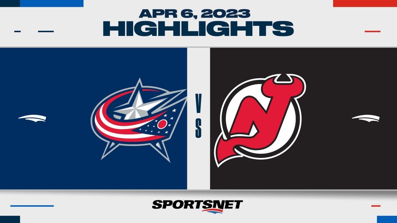 NHL Highlights | Blue Jackets vs. Devils - April 6, 2023
