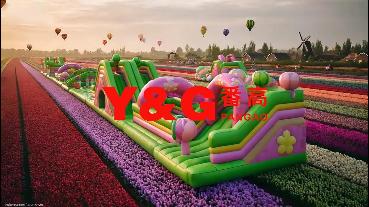 Inside China's Magical Inflatable Flower Factory: Giant Bloom Garden Park