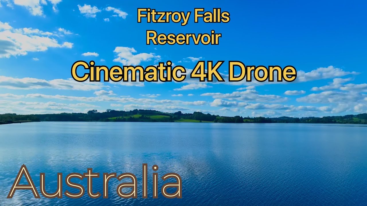 Flying over Fitzroy Falls Reservoir NSW Australia 4K Drone with relaxing music