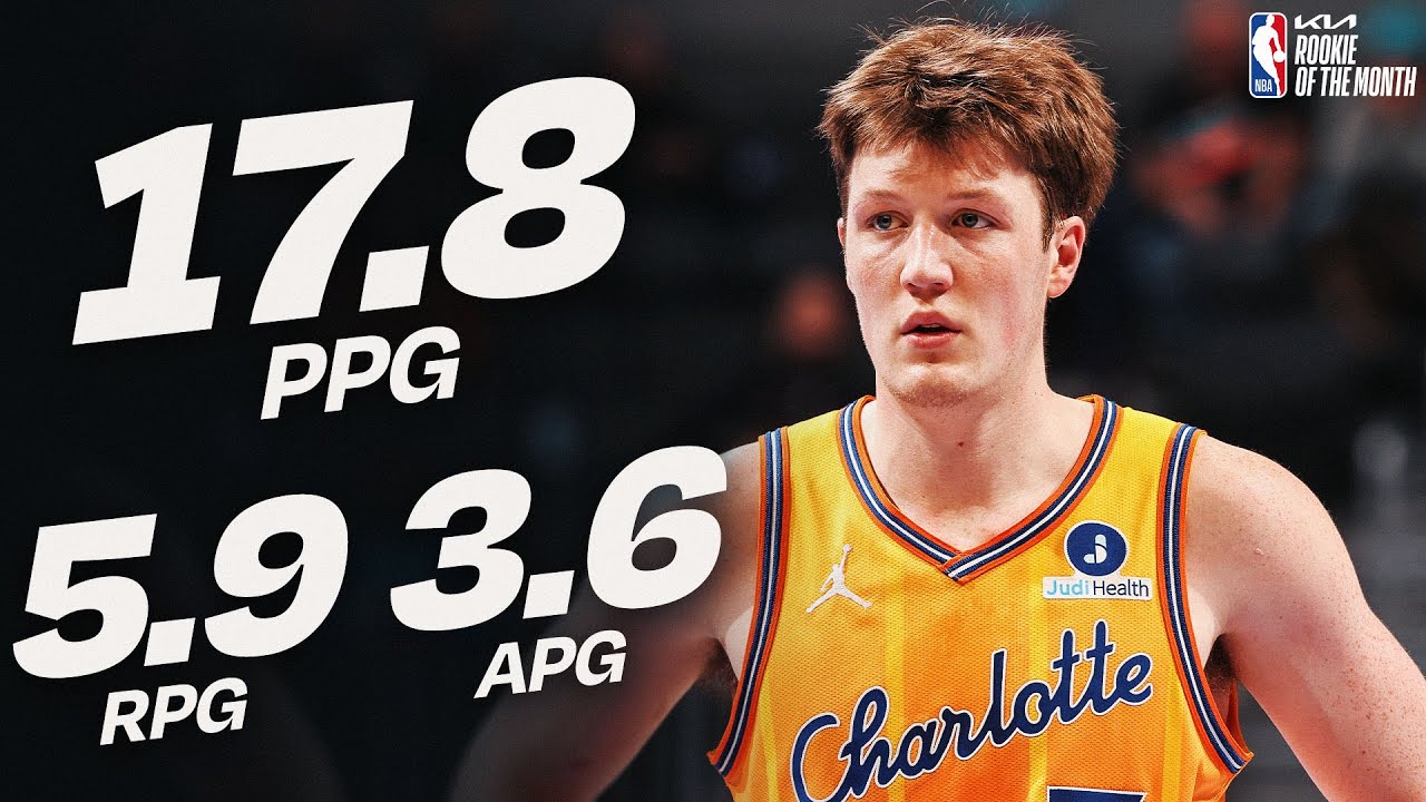 Kon Knueppel Named @kia  Eastern Conference Rookie of the Month for January