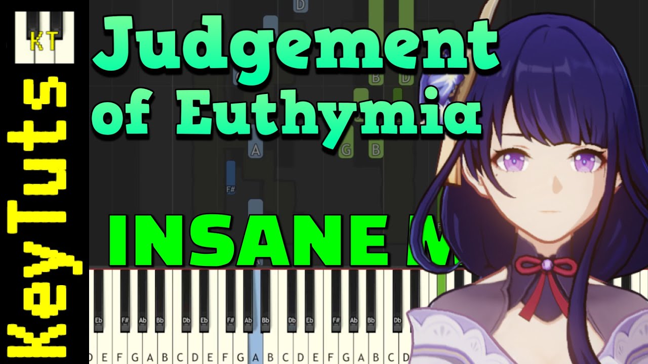 Judgement of Euthymia [Genshin impact] - Insane Mode [Piano Tutorial] (Synthesia)
