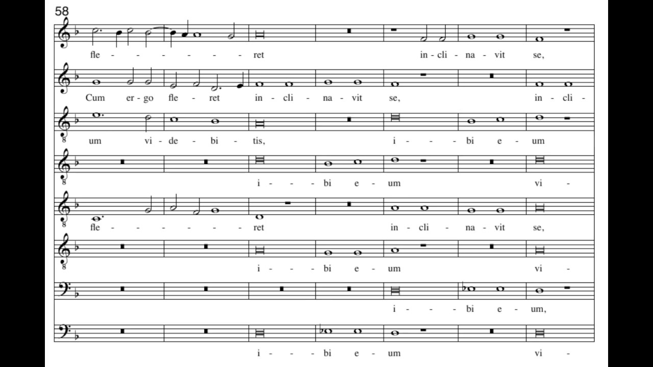 Gombert: Tulerunt Dominum meum - Stile antico