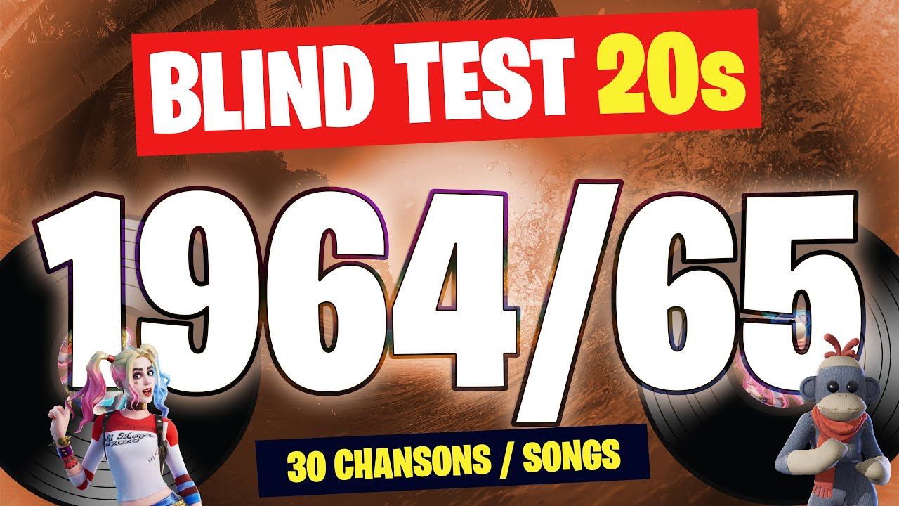 #BlindTest 1964/1965 : 30 extraits de chansons, devinez artiste & titre de la #chanson
