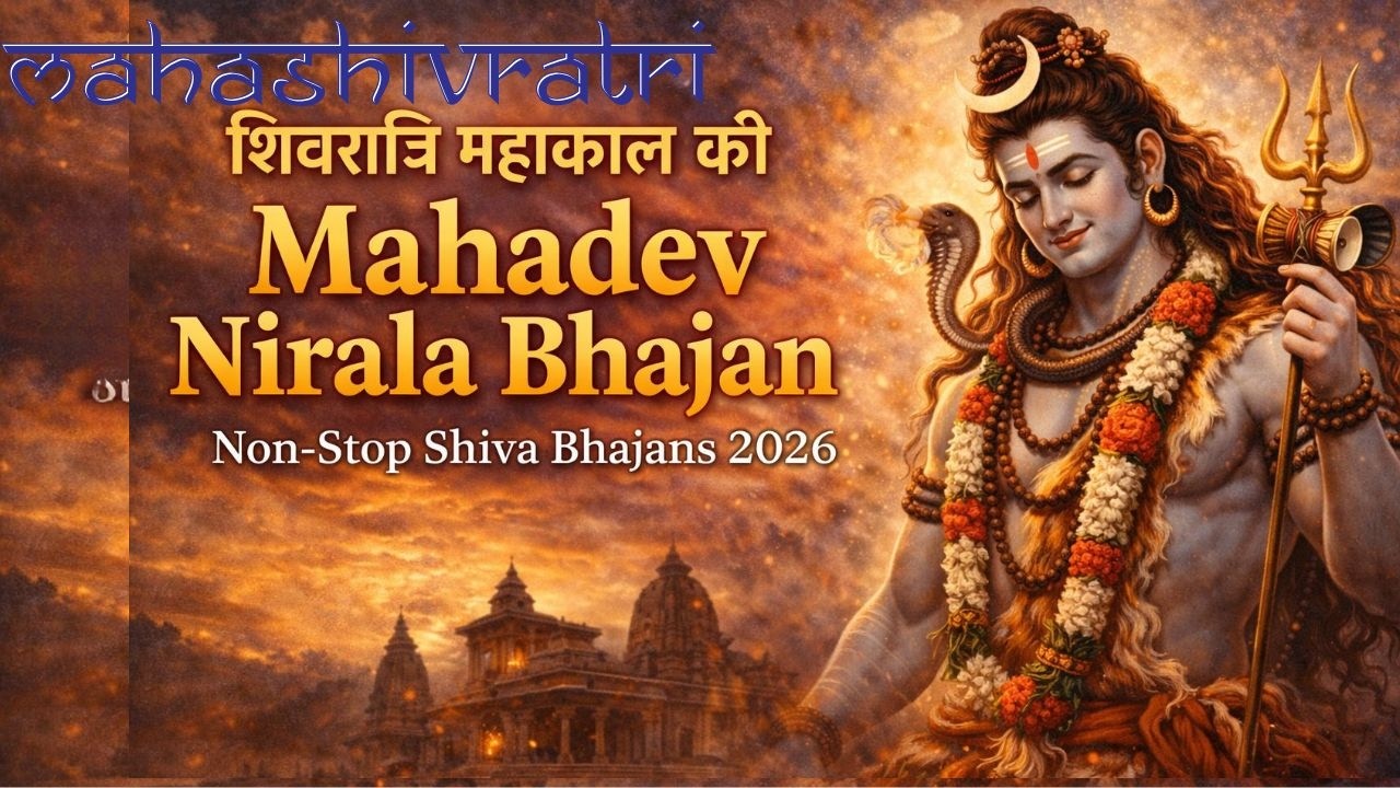 शिवरात्रि महाकाल की - Mahadev Nirala Bhajan | Non-Stop Shiva Bhajans 2026, शीश पे गंगा, हाथ में डमरू