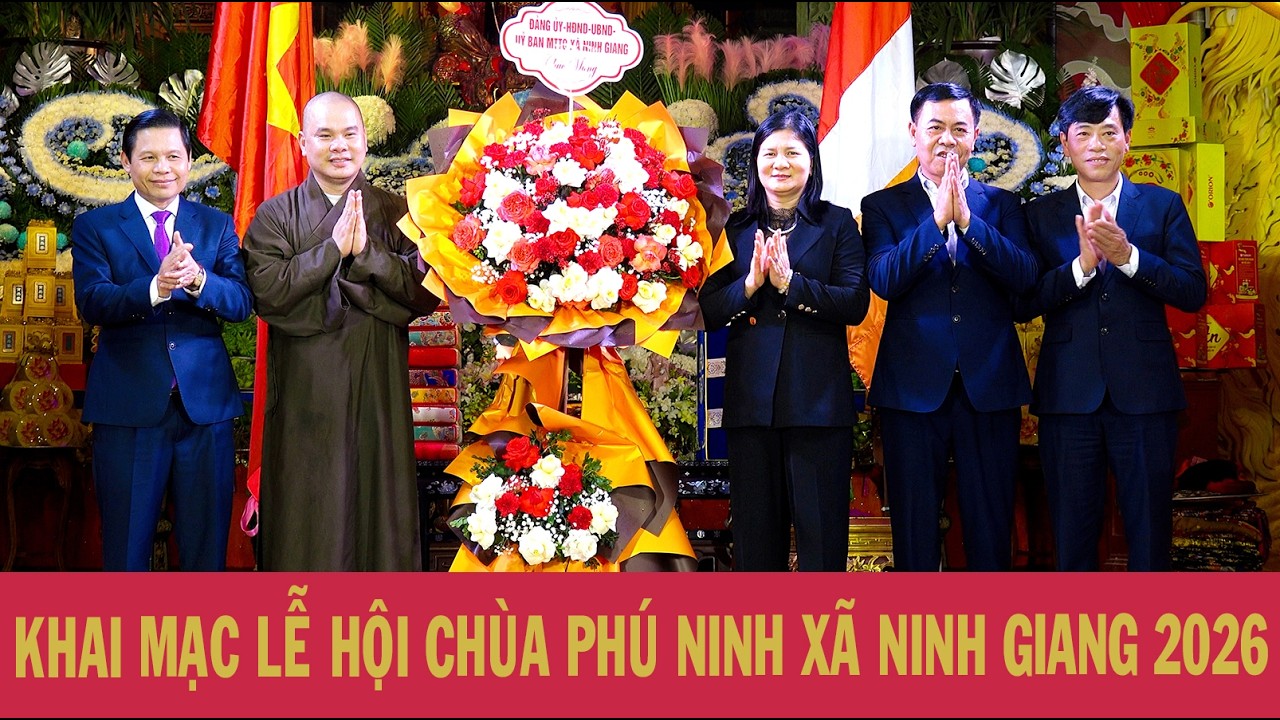PHẦN KHAI MẠC LỄ HỘI CHÙA PHÚ NINH XÃ PHƯƠNG ĐỊNH CŨ NĂM 2026