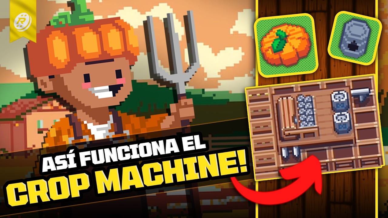 🌻 ¿Cómo FUNCIONA el CROP MACHINE en SUNFLOWER LAND?