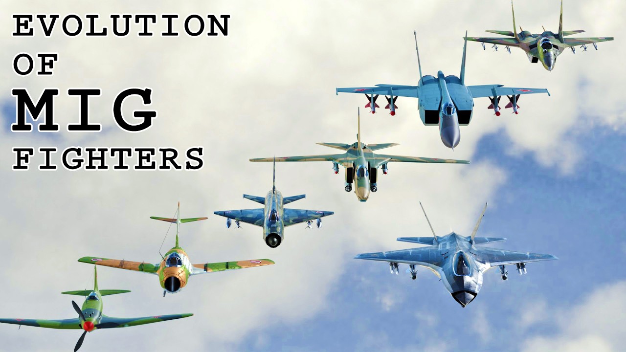 Evolution of MIG fighters