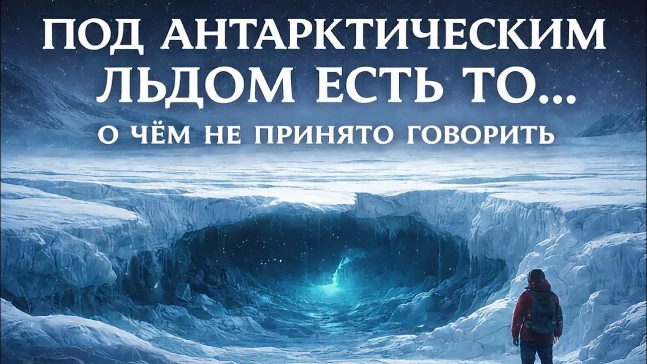 Под антарктическим льдом есть то, о чём не принято говорить | История для сна