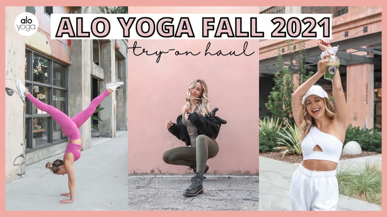 Alo Yoga Try-on Haul Fall 2021 🍁 7 FALL OUTFITS! | Activewear Haul & HONEST REVIEW!