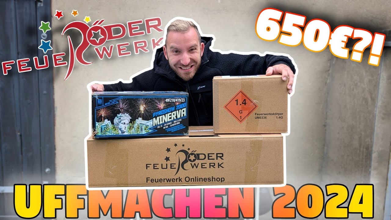 UFFMACHEN! Röder Feuerwerk Bestellung 2024!